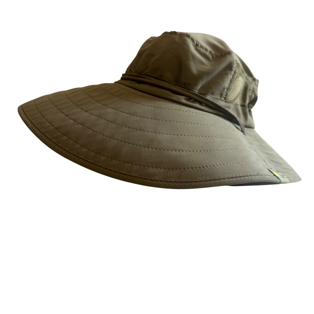 Sun Protection Zone Adult Booney Hat Olive Green Wide Brim UPF 50+ Fishing Hat